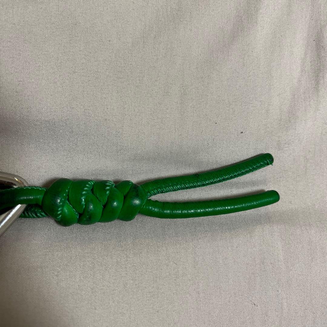 BOTTEGA VENETA 緑色 キーホルダー