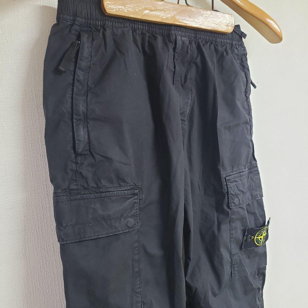 stone ストーンアイランド ブラックカーゴパンツ W29 S
