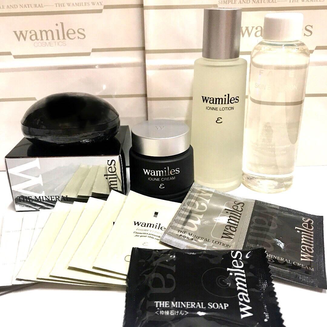 ワミレス スキンケアミネラルソープセット、プレゼント付