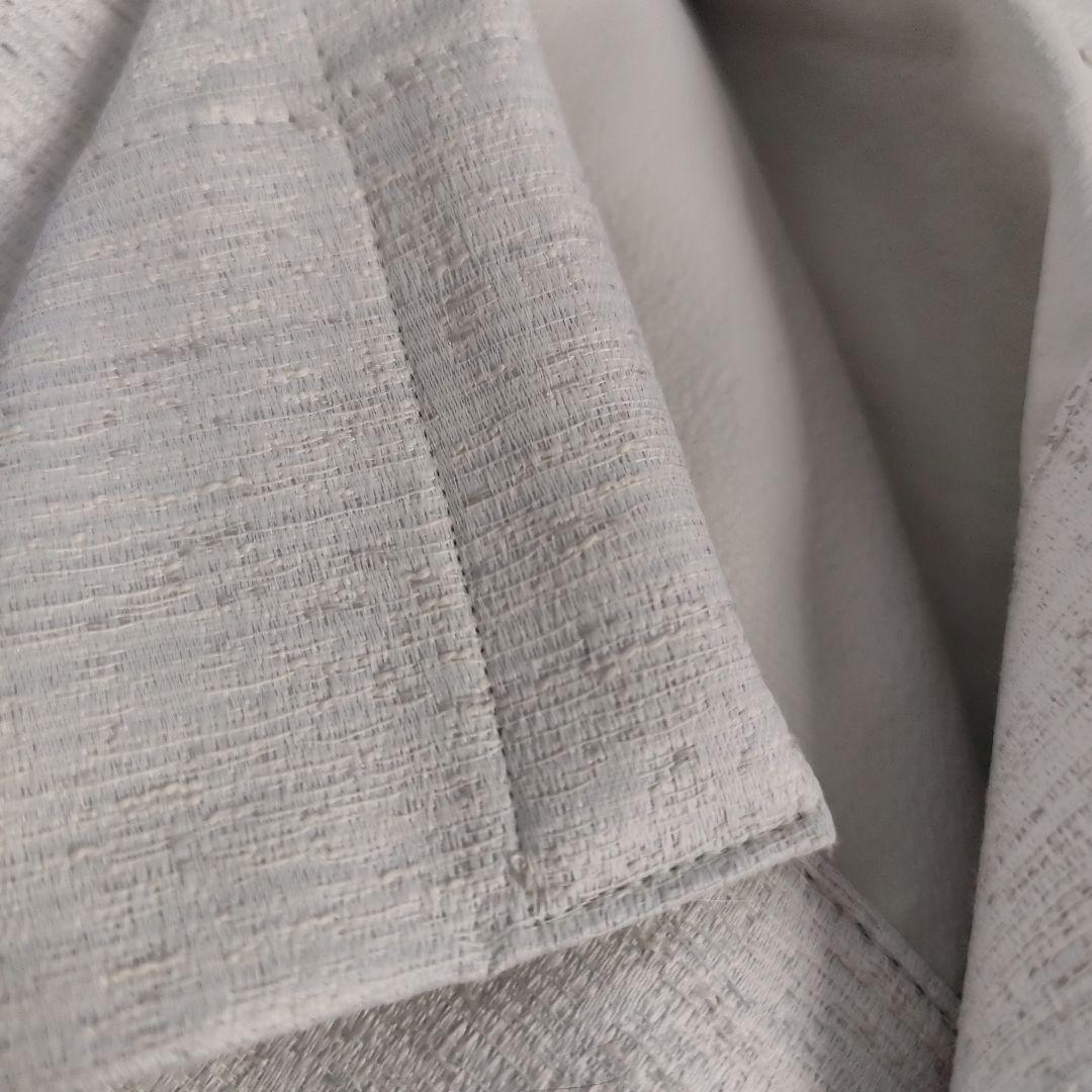 オーダーカーテン　ニトリ　レクセージュ　一級遮光　白/アイボリー　大きい窓用