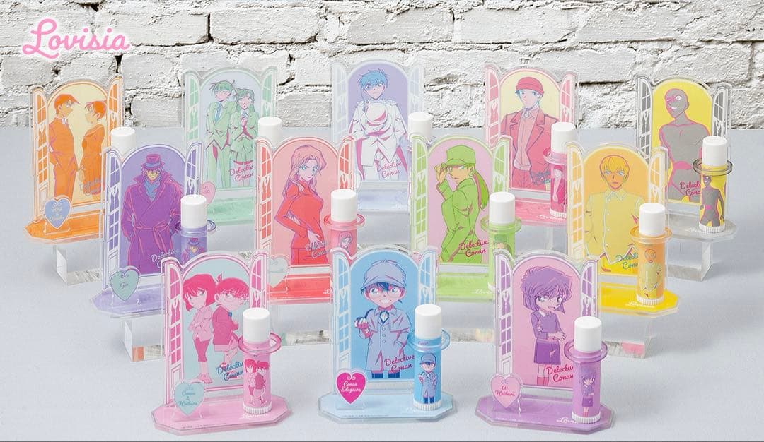 【未開封】Lovisia 名探偵コナン リップクリーム 8種類