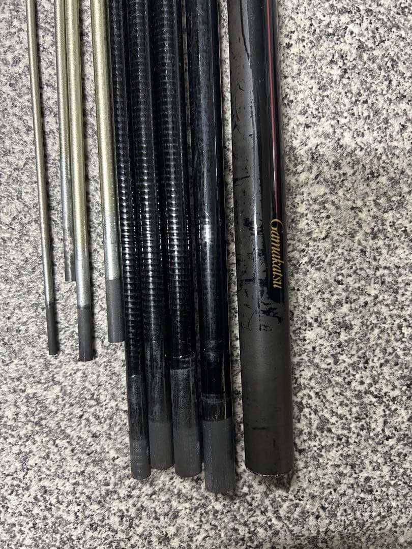 【ジャンク】がまかつ　がま渓流　硬調　45 multi flex