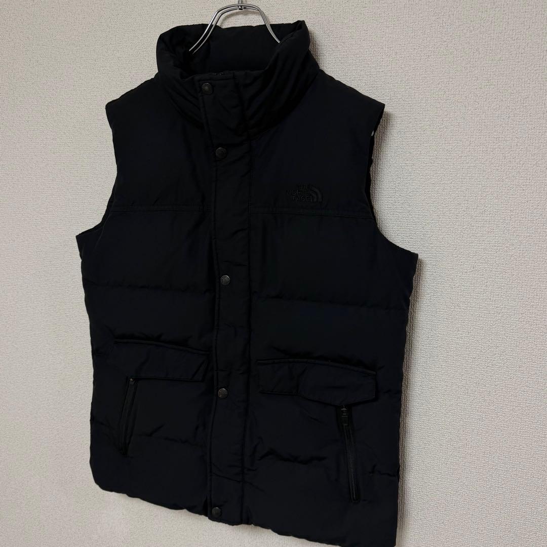 ノースフェイス ダウンベスト 海外限定 ブラック メンズ Mサイズ