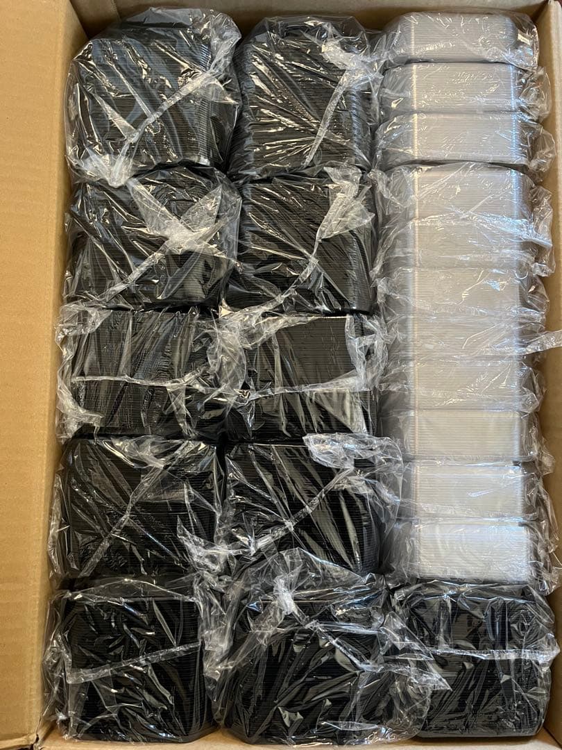 阿波 仕出し 弁当箱　KP-110 透明蓋付　50枚×11セット　バラ売り可