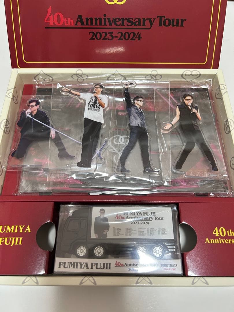 藤井フミヤ　40th ツアトラ　アクスタ4つ