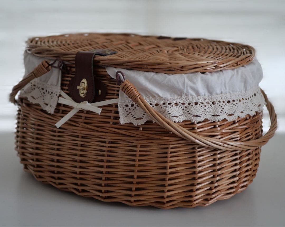 ハンドル付きかごバスケット