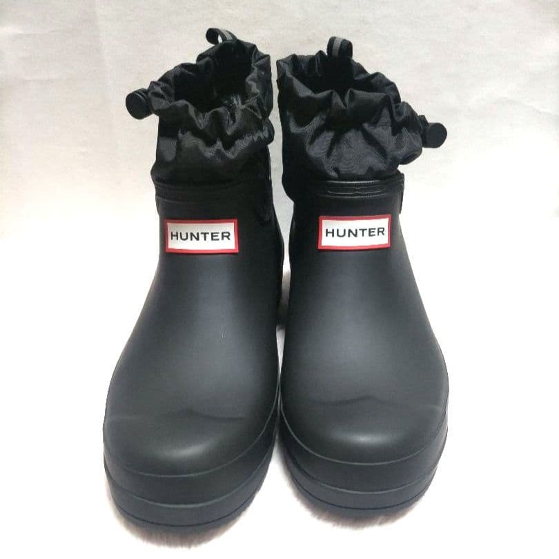 HUNTER ハンター プレイ ショート トラベル ブーツ ブラック 24.5