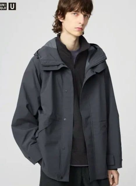 H*A様 ブロックテックユーティリティパーカ ダークグレー　Lサイズ　2/8迄販