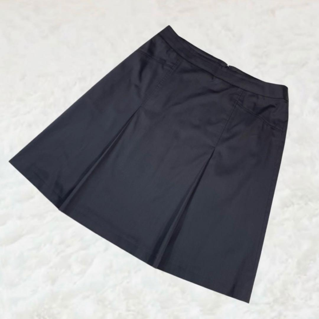 未使用級✨23区 スカート スーツ チャコール 大きいサイズ 46 3XL