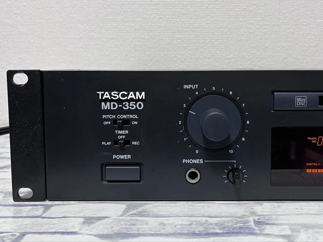 稼働品　TASCAM MDレコーダー MD350