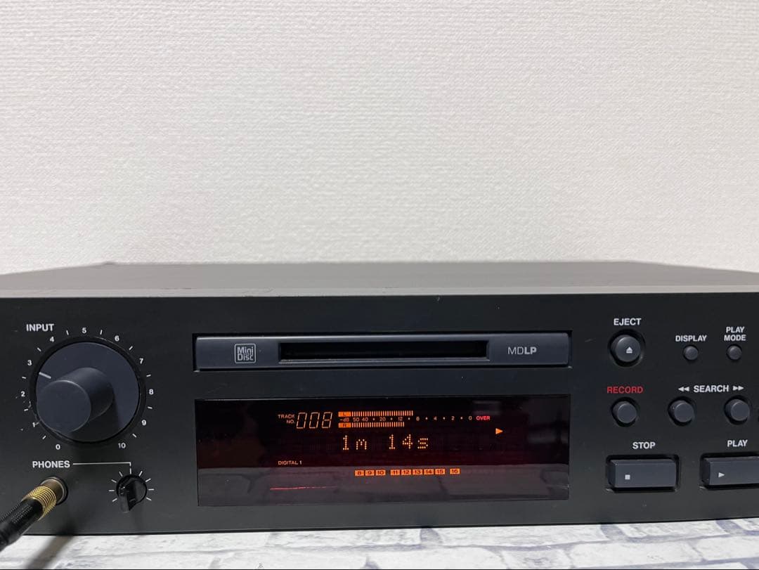 稼働品　TASCAM MDレコーダー MD350