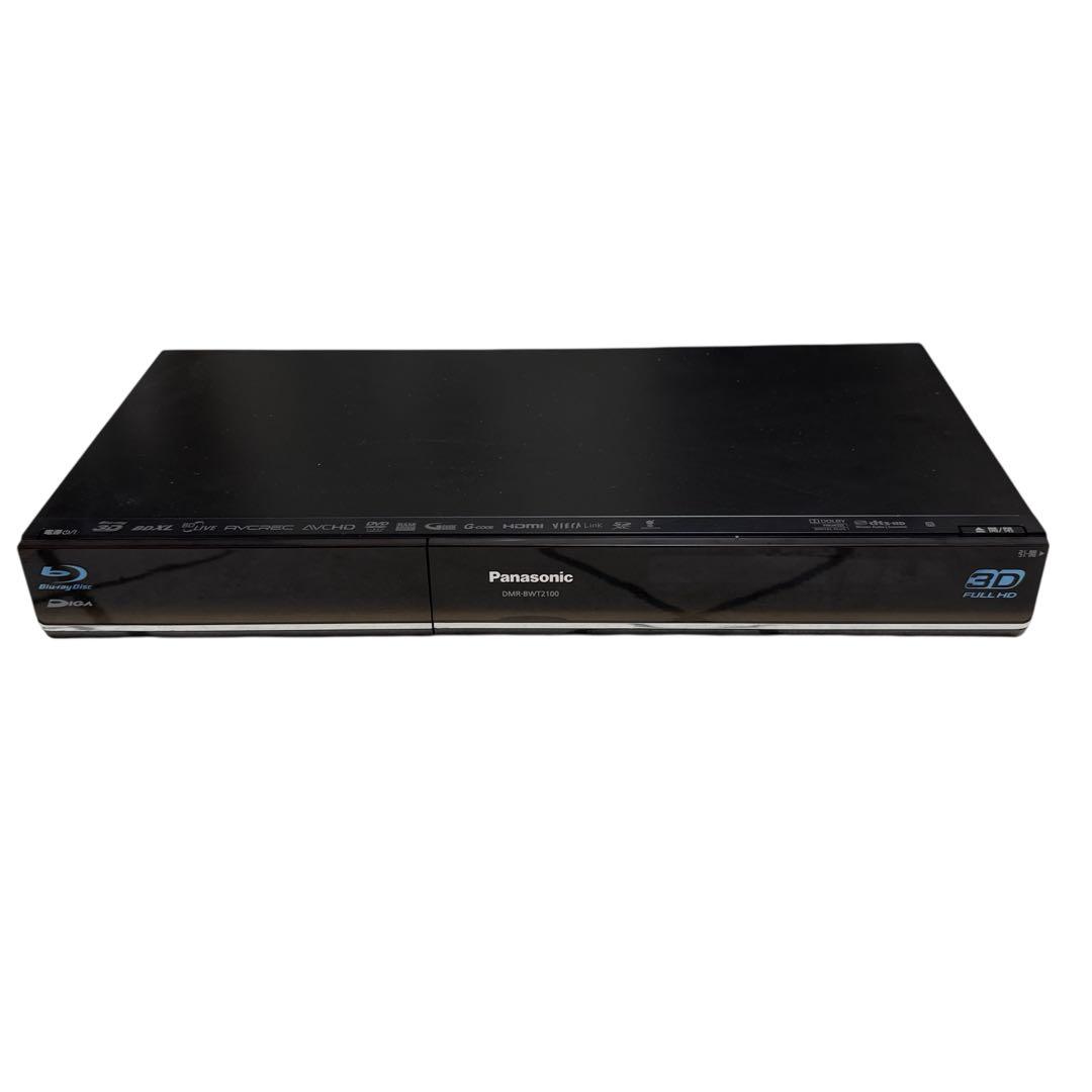 パナソニック 2番組同時録画 ブルーレイレコーダー DMR-BWT2100