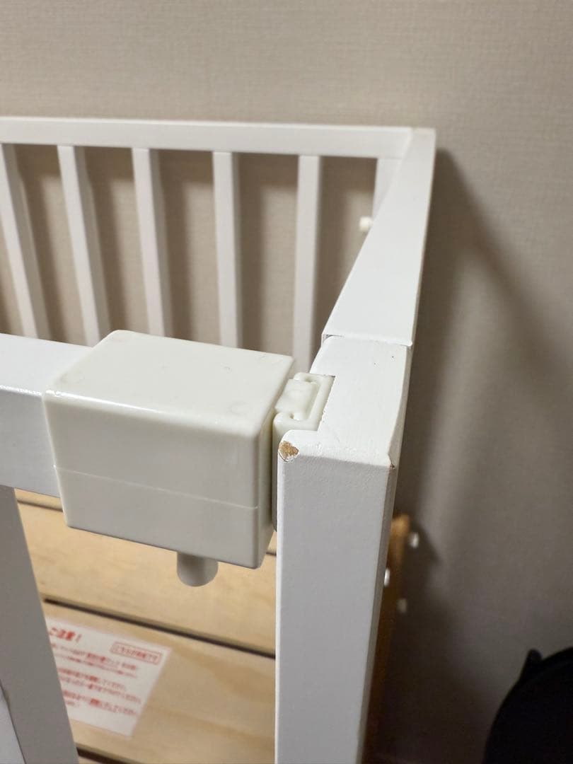 そいねーる3　ホワイト　ベビーベッド　大和屋　高さ調節　説明書あり　そいねーるⅢ