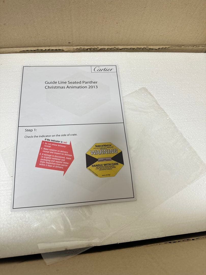 【激レア】1点のみ Cartier／カルティエ 店舗用ディスプレイ（非売品）