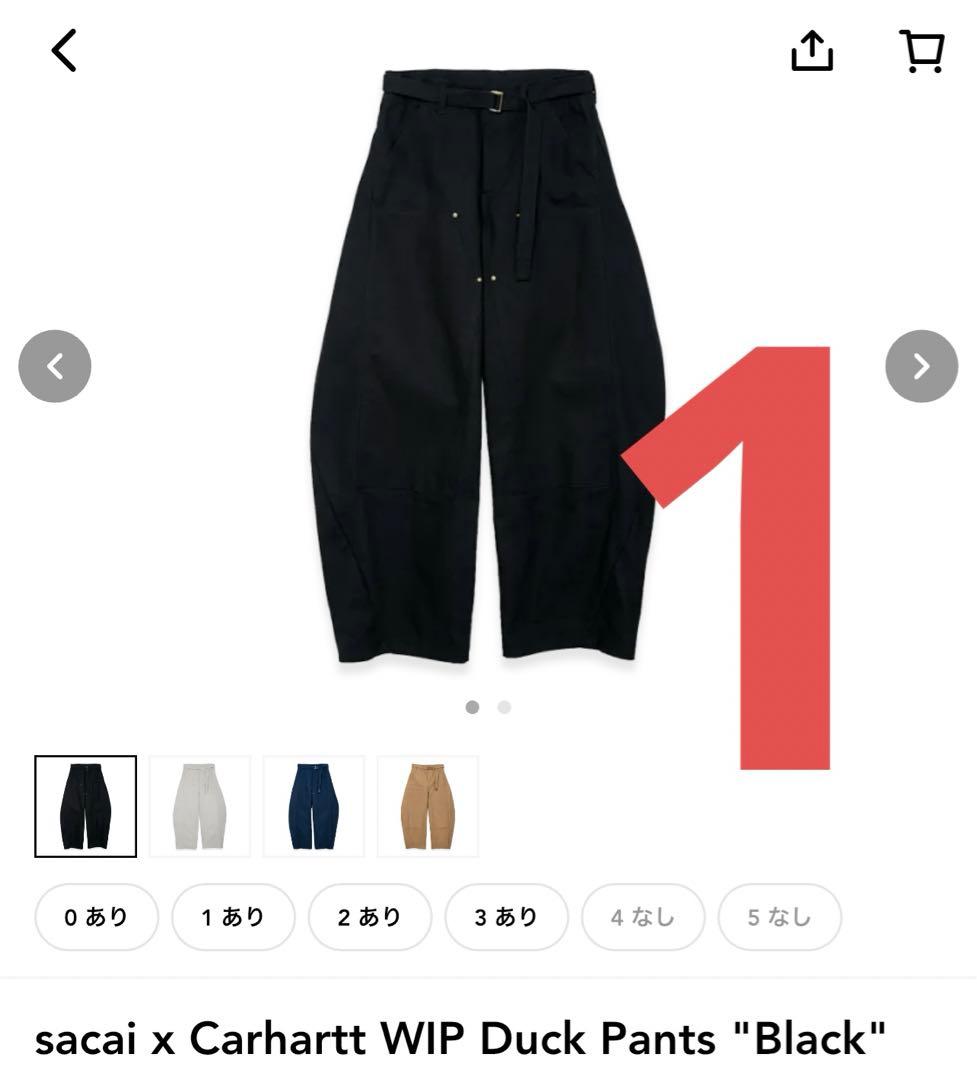 パンツ sacai x Carhartt WIP Duck Pants \