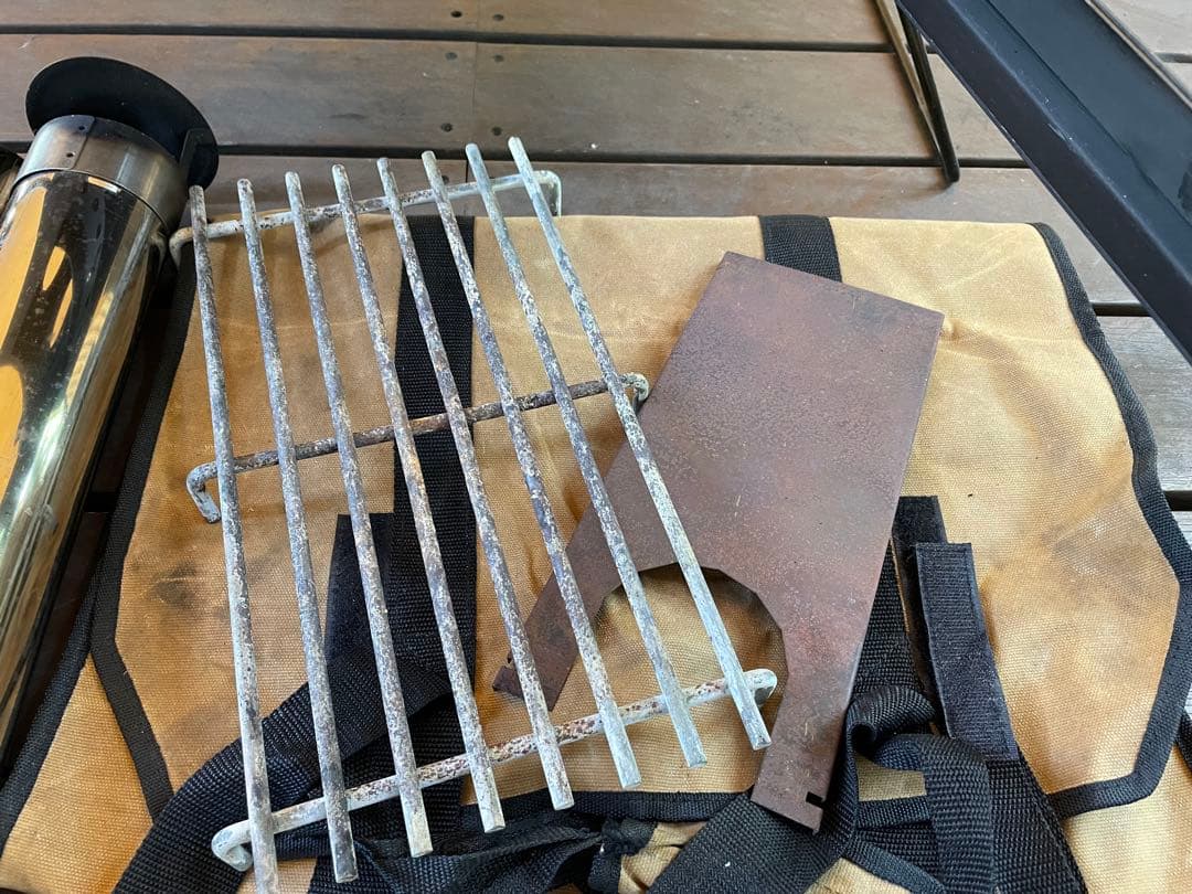 テントマークデザイン　iron-stove ちび　薪ストーブ　中古