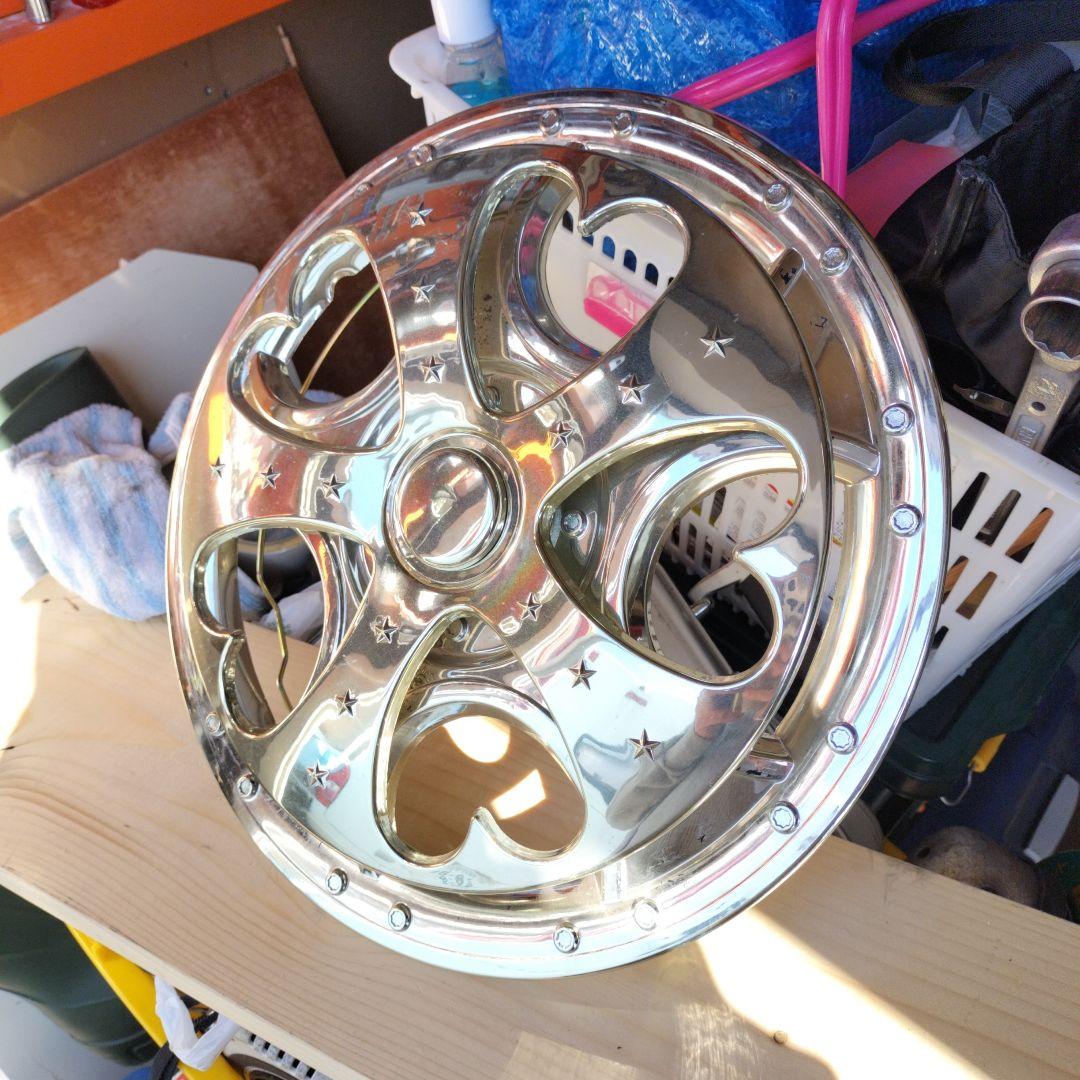 超希少！　メッキホイルキャップセット