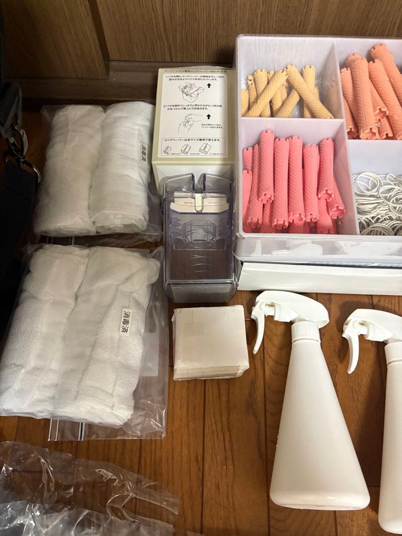 美容国家試験、オールウェーブ、ワインディングセット 練習用カットウィッグ