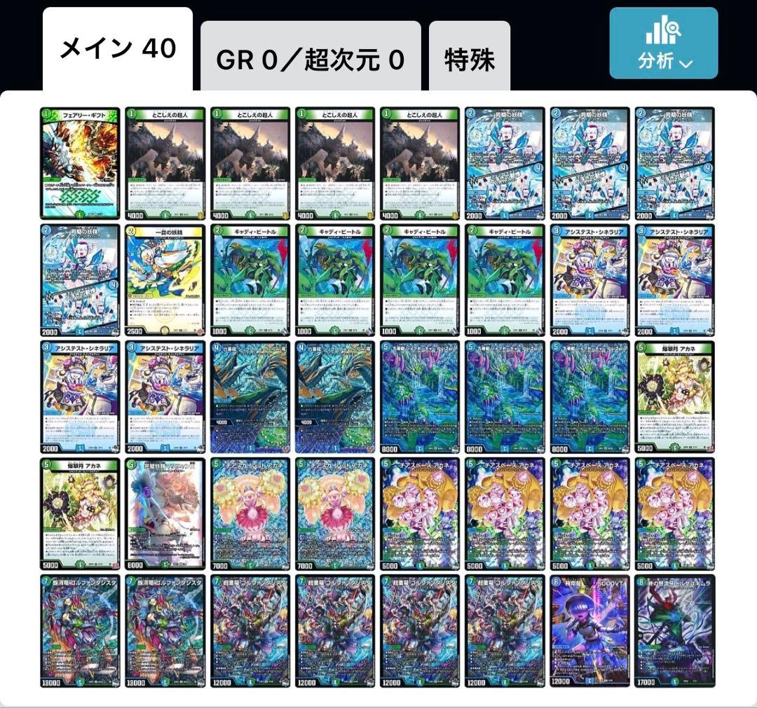 デュエマ　青緑ジャイアント