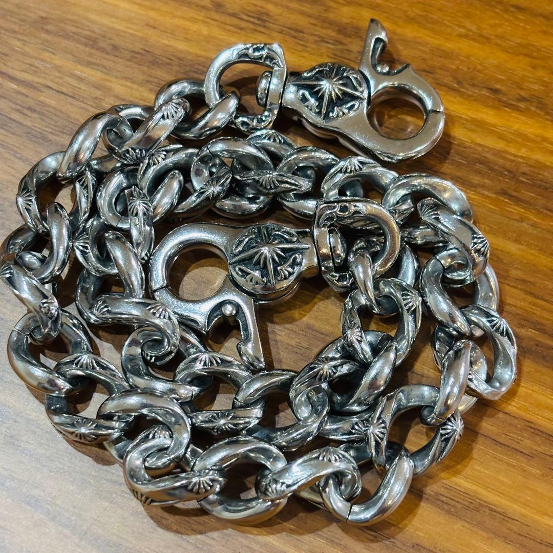 SAAD ウォレットチェーン　SUS 316L 財布チェーン　太陽神