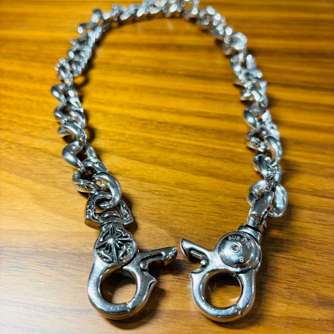 SAAD ウォレットチェーン　SUS 316L 財布チェーン　太陽神