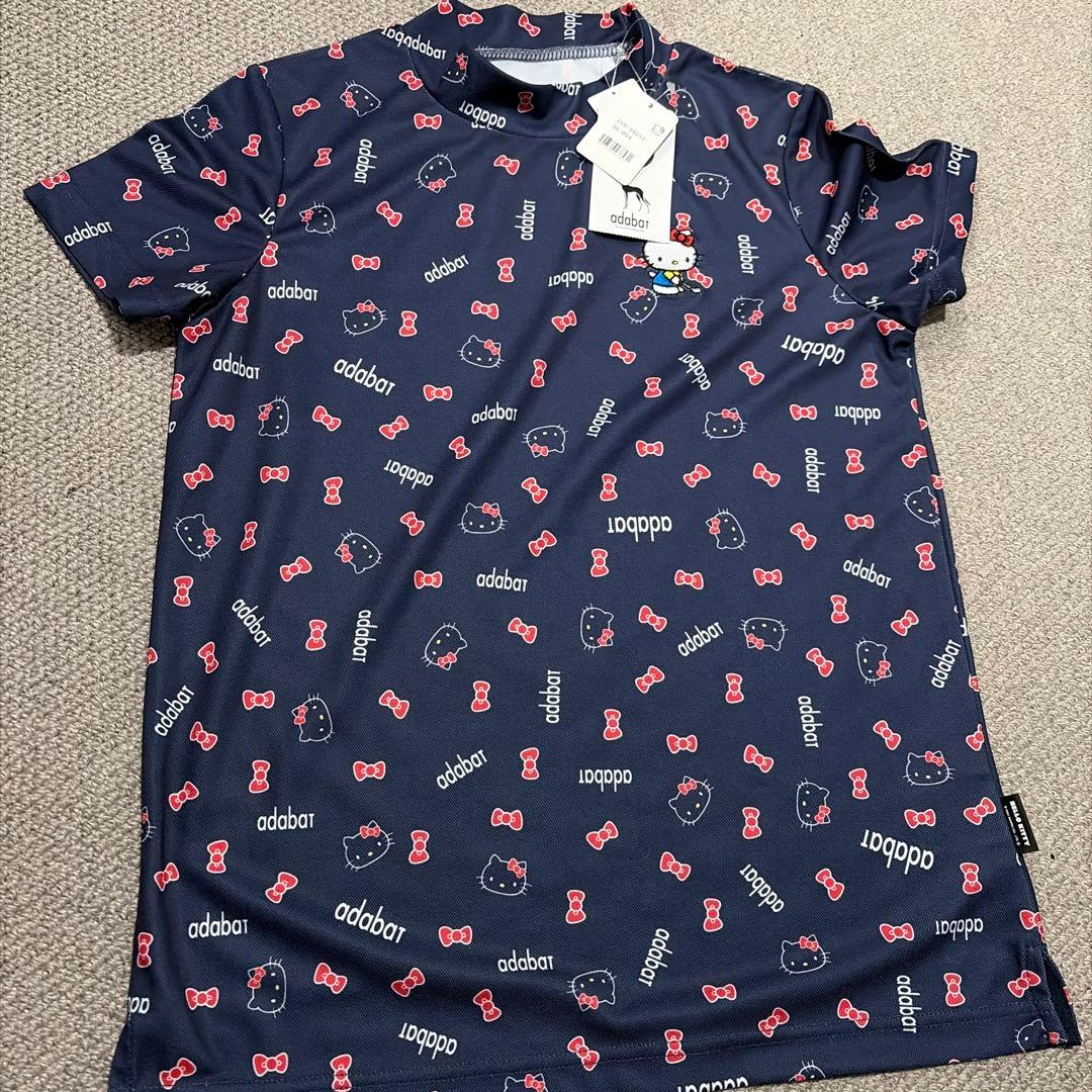 新品未使用タグ付 アダバット半袖 ネイビー