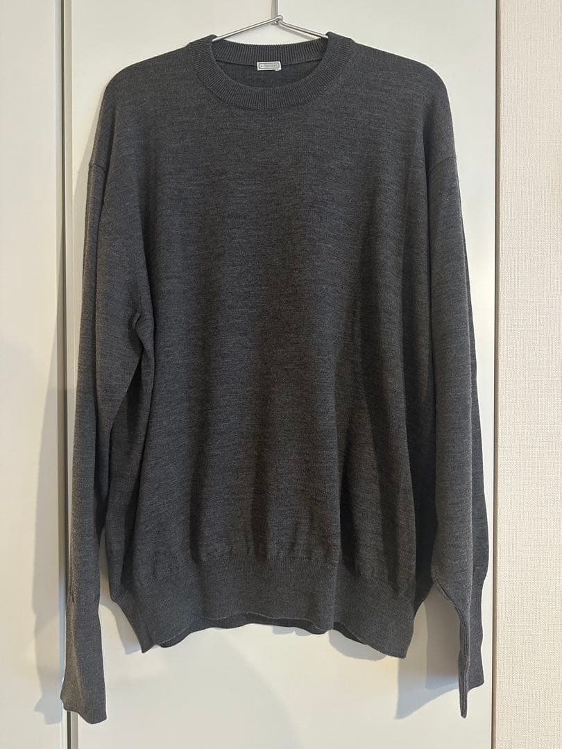 A.PRESSE アプレッセ22FW L/S Knit T-Shirt GRAY