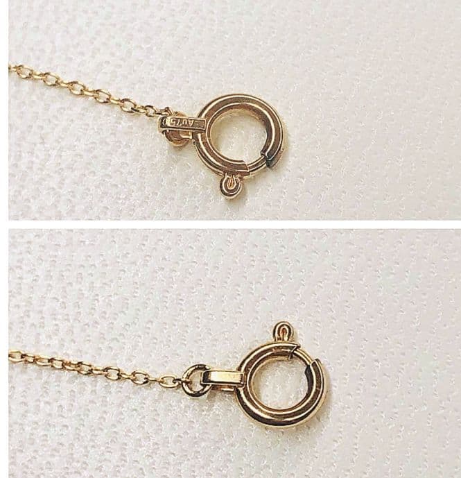 AHKAH　トレスダイヤネックレス　 K18YG ダイヤモンド0.10ct