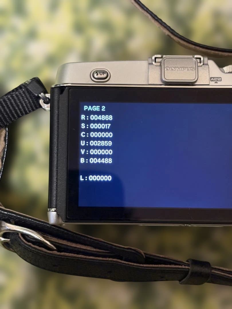 オリンパスOLYMPUS PEN E-P5 ボディ黒／銀(シャッター数少ない)