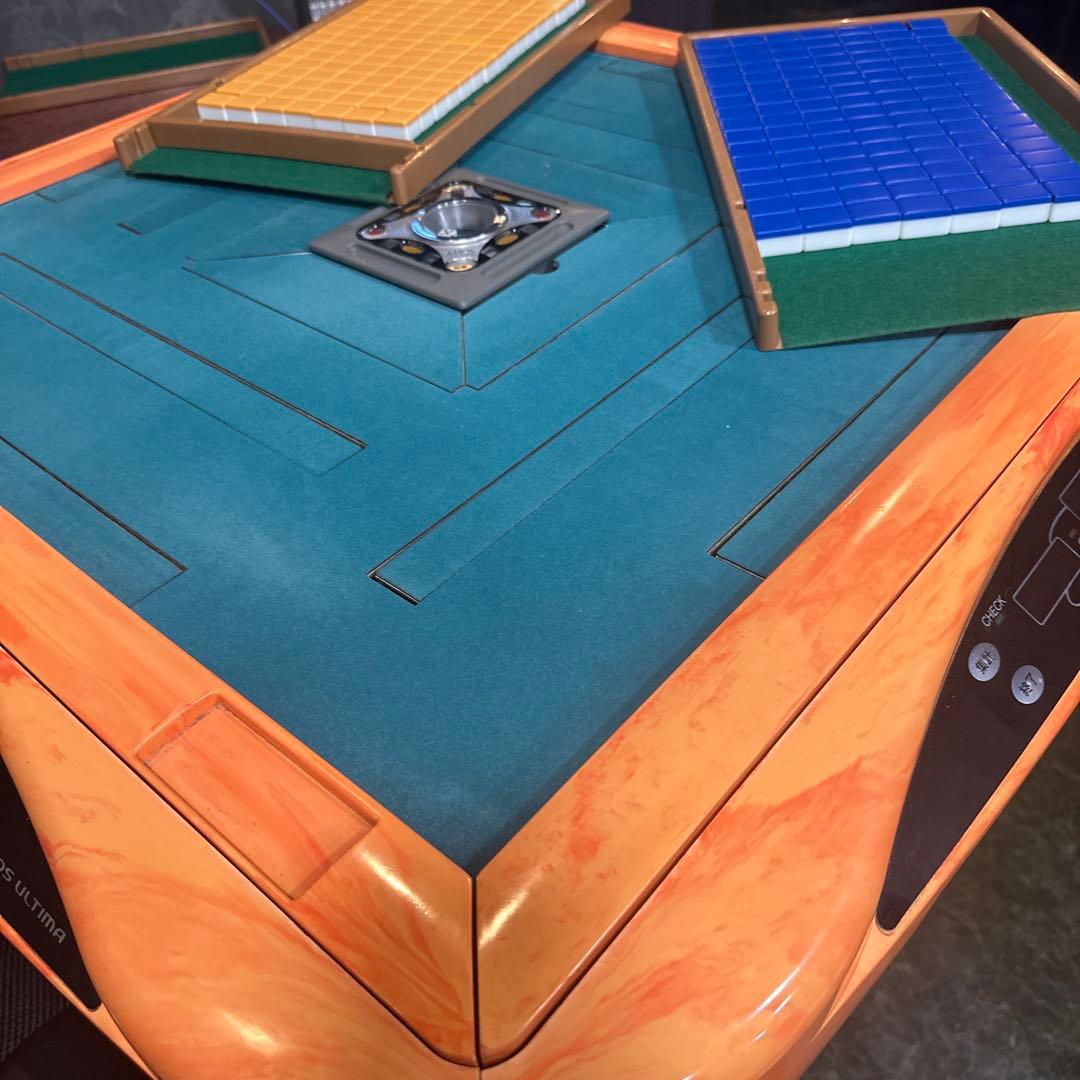 木製麻雀卓 自動配牌機能付き