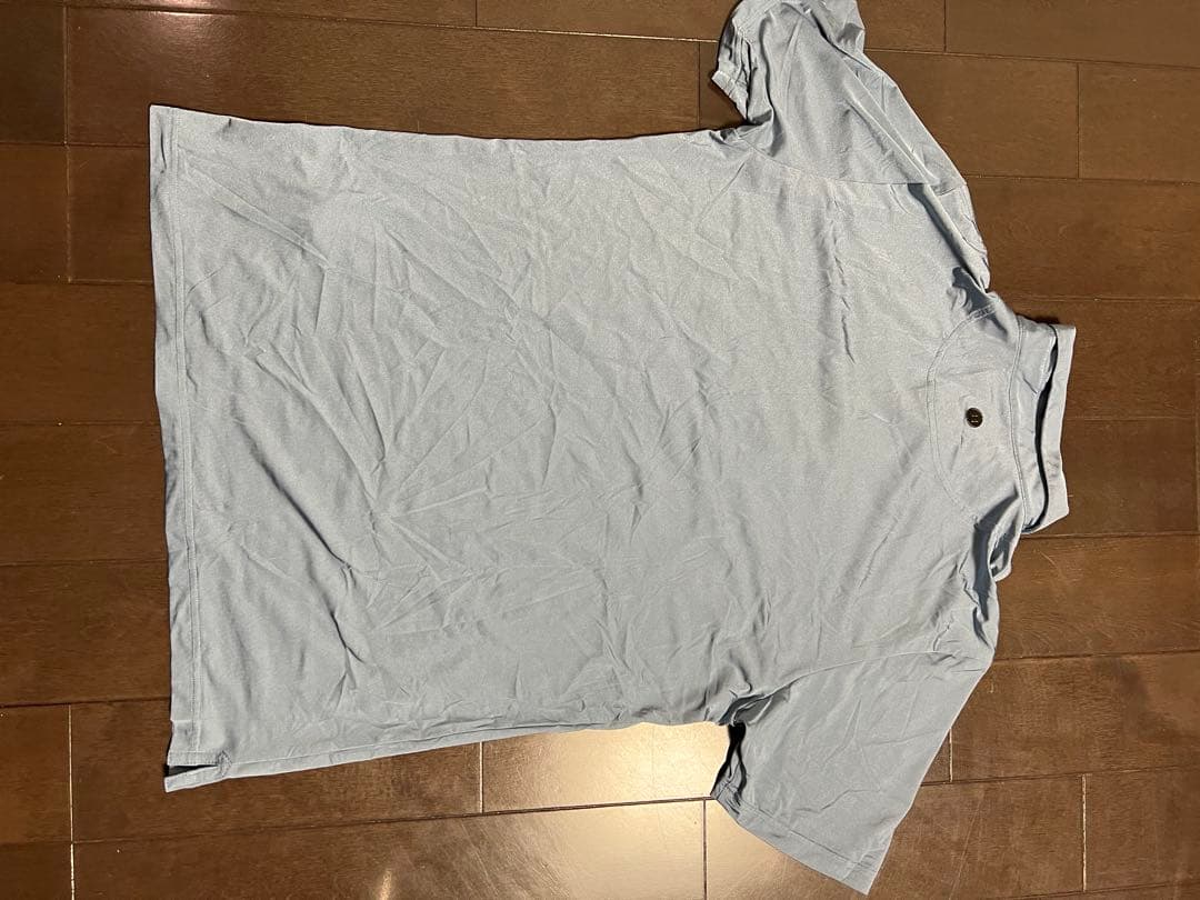 BRIEFING ライトブルーポロシャツ