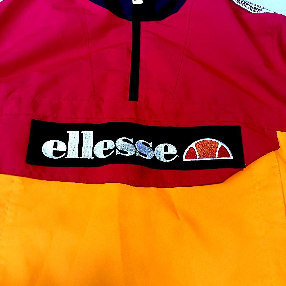 ellesse 90'sアノラックパーカー エレッセ　ナイロンジャケット