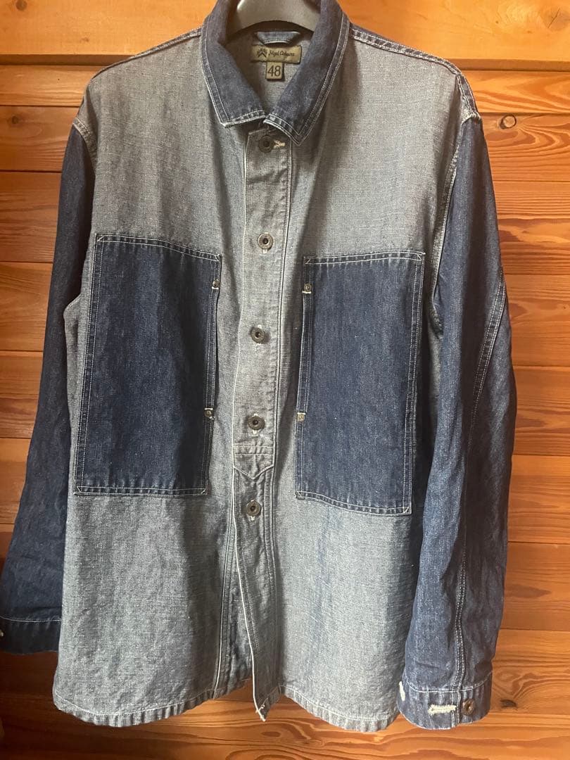 Nigel Cabourn フレンチワークジャケット　デニムカバーオール 48