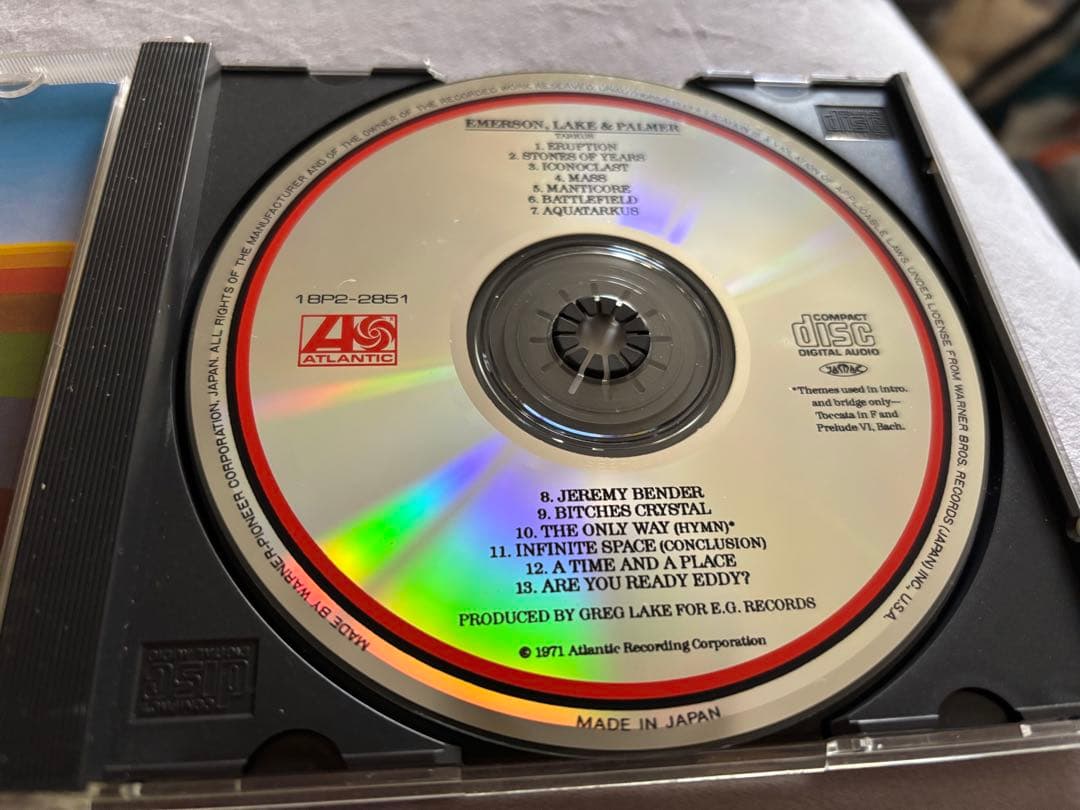 サインエマーソン・レイク&パーマー Emerson, Lake & Palmer