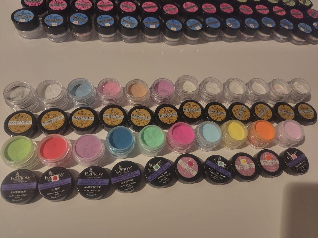 アクリルパウダー　EzFlow イージーフロウ　エンボス　3D　87個