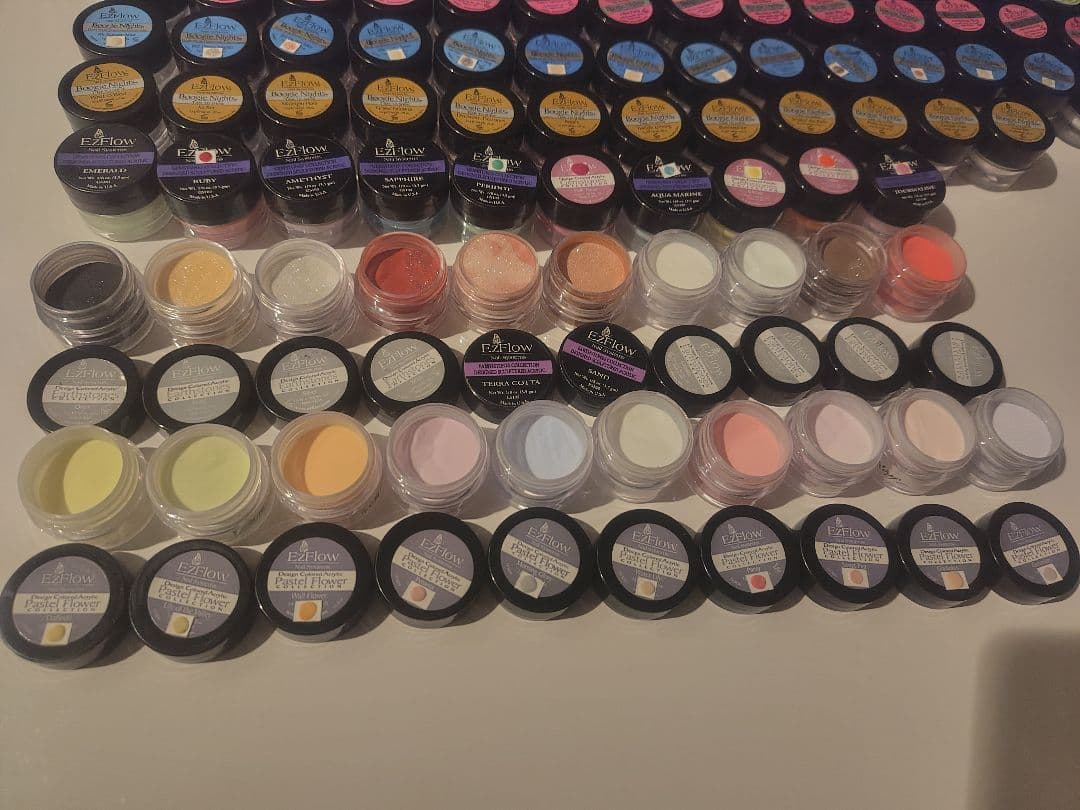 アクリルパウダー　EzFlow イージーフロウ　エンボス　3D　87個