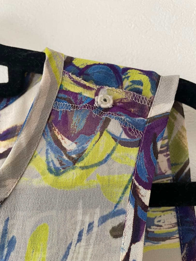 トクコプルミエブォル/アートワンピース チュニックボトル・野菜デザイン