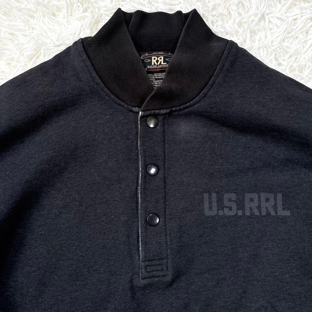 ✨希少・三ツ星✨RRL スウェット　プルオーバー　ヘンリーネック　ヴィンテージ