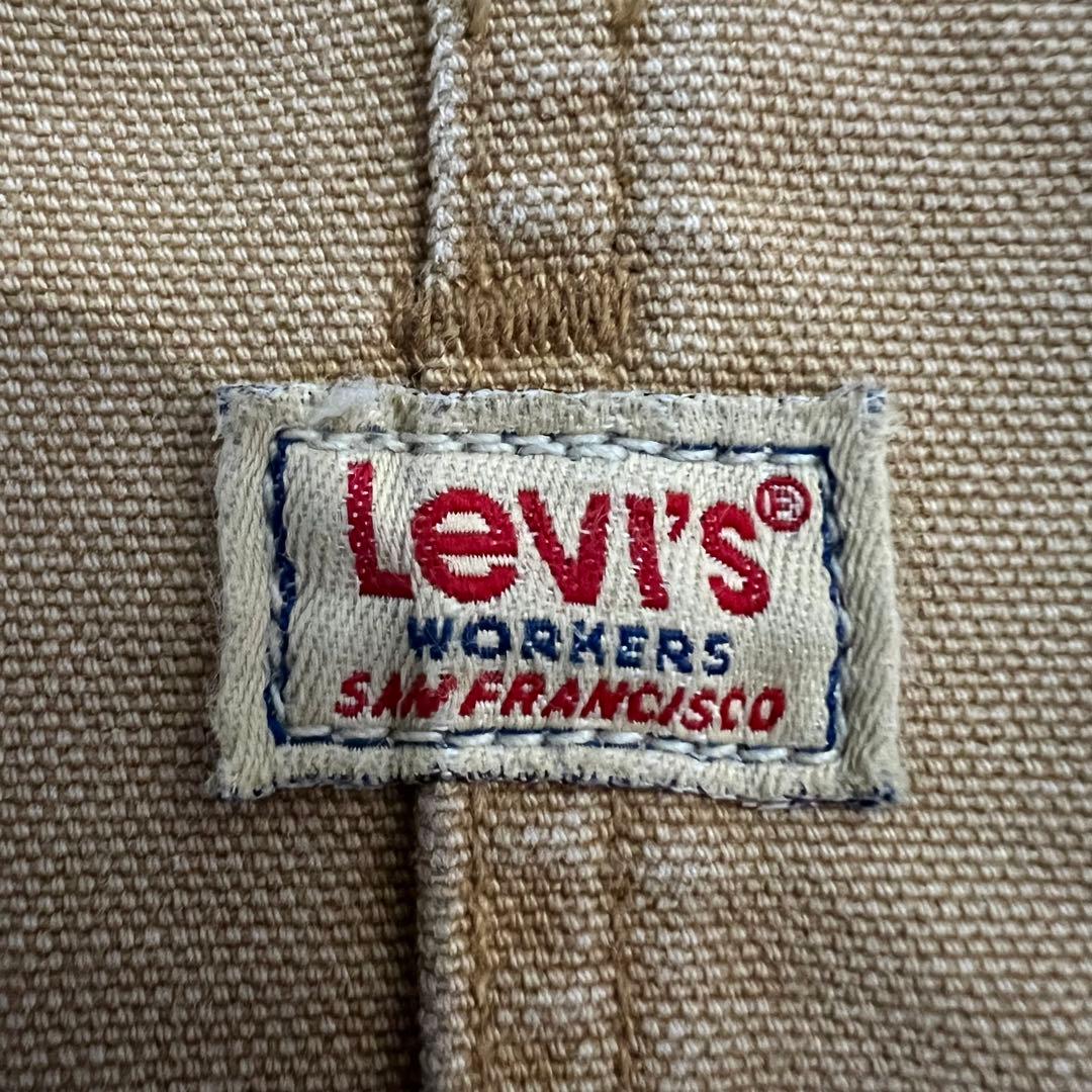 USA製 リーバイス ワークジャケットM相当38 ベージュ 90s 70742