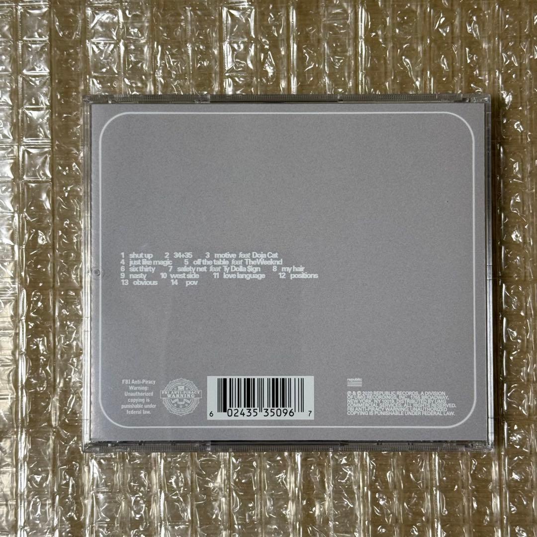 Ariana Grande 直筆サイン入り Positions Sined CD