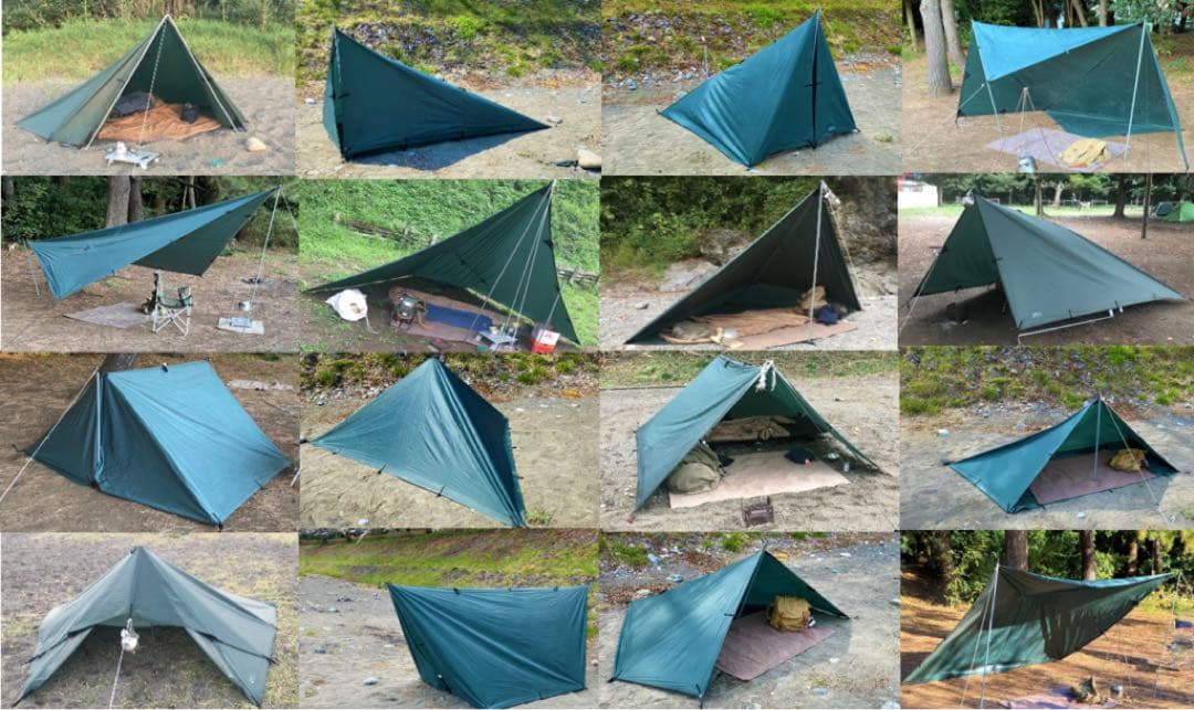 DDタープ 4 X 4　オリーブグリーン 美品　テント