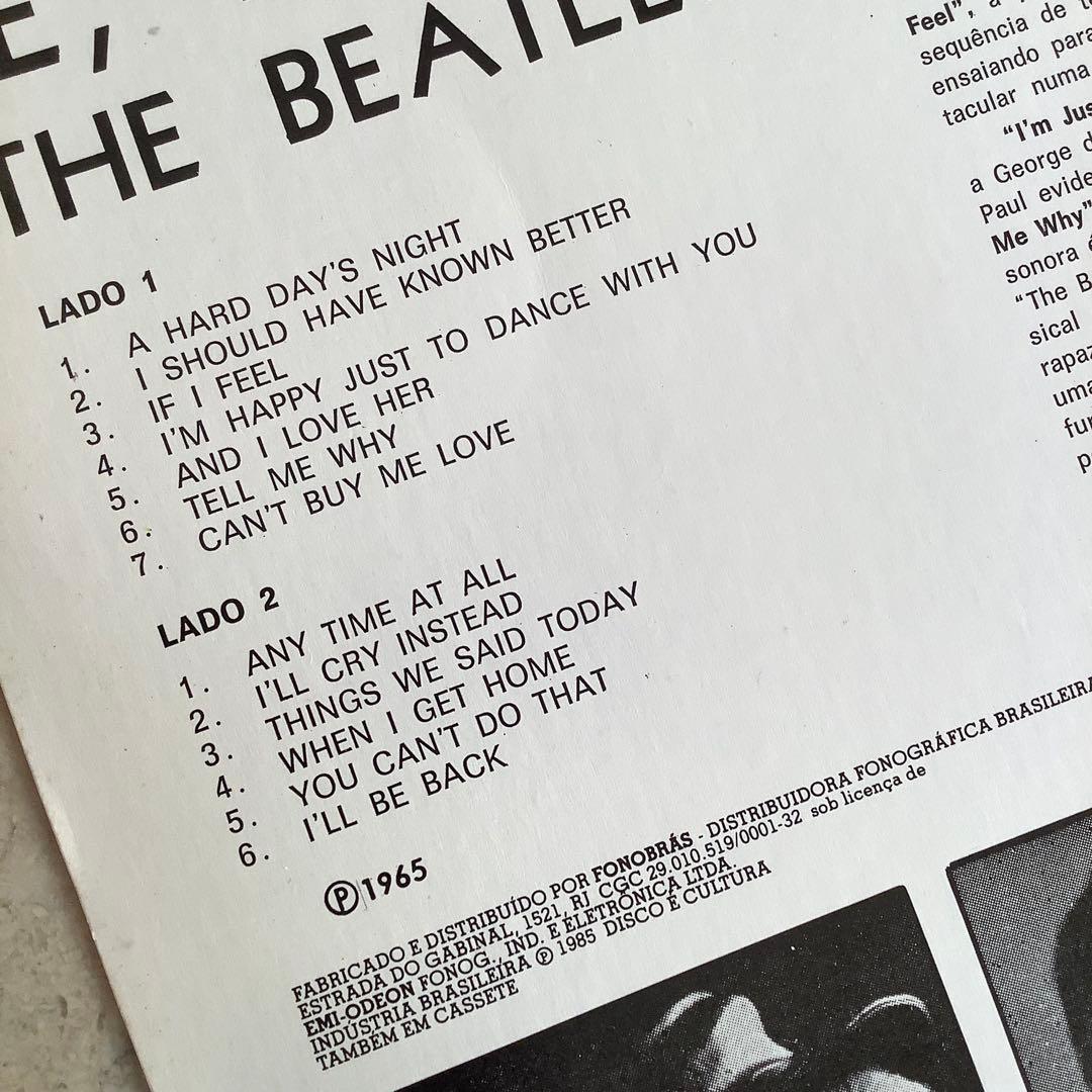 レア!ブラジル盤 ビートルズ レアカラージャケ ビートルズがやって来る