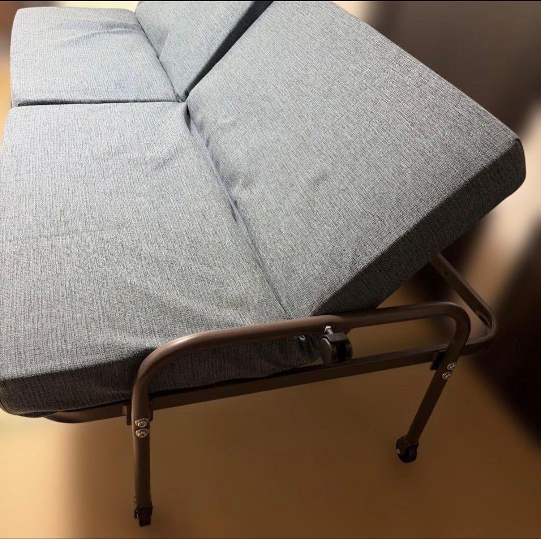 【未使用品】ニトリ 折り畳みベッド ソファ 折りたたみ ベッド【送料込】