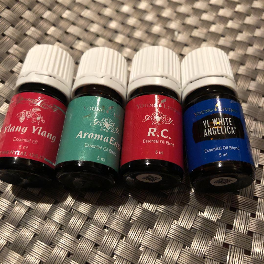 younglivingエッセンシャルオイル　5ml 4本組