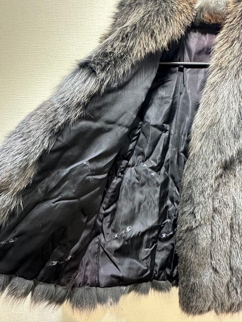 う*ぎ様 極美品 SAGA FOX サガフォックス 毛皮 コート レディース F