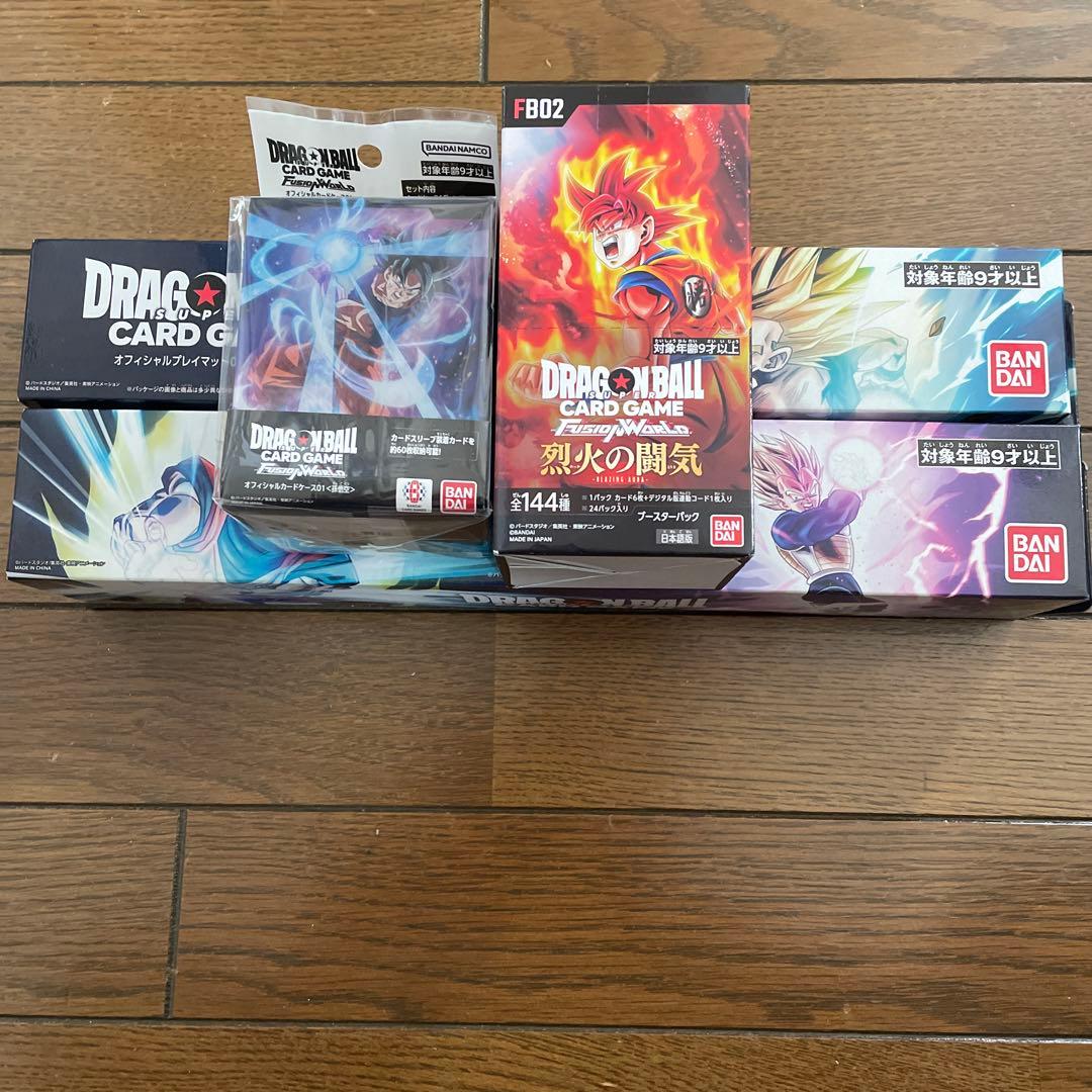 フュージョンワールド　烈火の闘気　カードケース　プレイマット