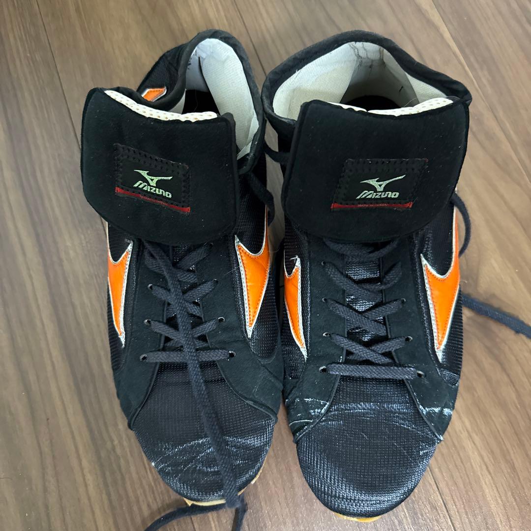Mizuno ボクシングシューズ 黒/オレンジ