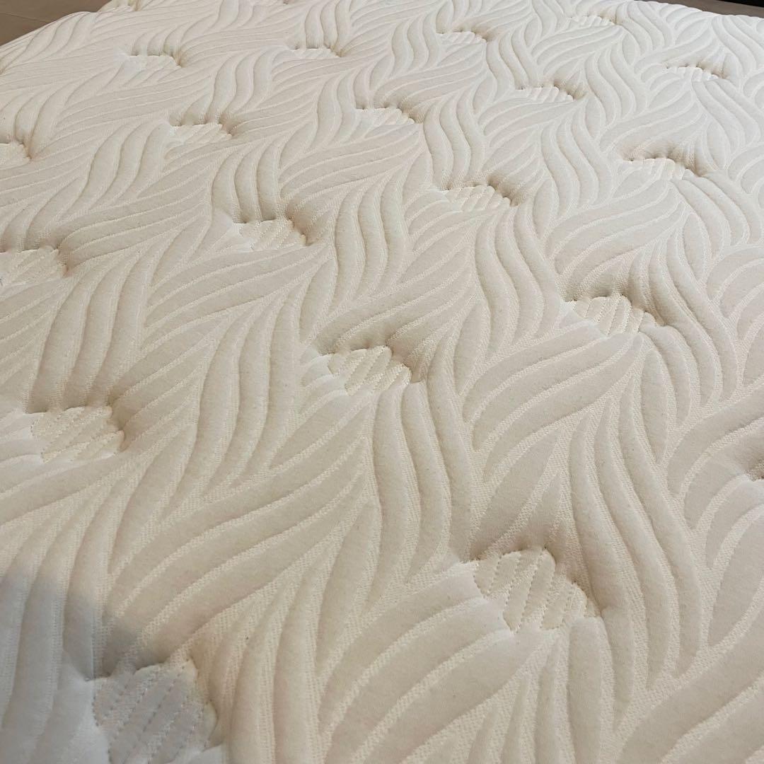 LOWYA ダブル ベッドフレーム& AVENCOマットレスセット ロータイプ