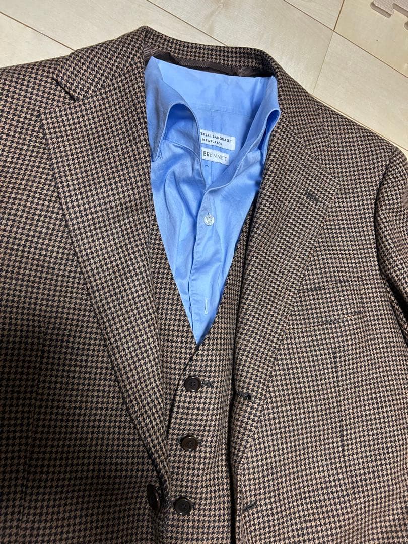 値下げ ユナイテッドアローズ ソブリン 3ピーススーツ 美品