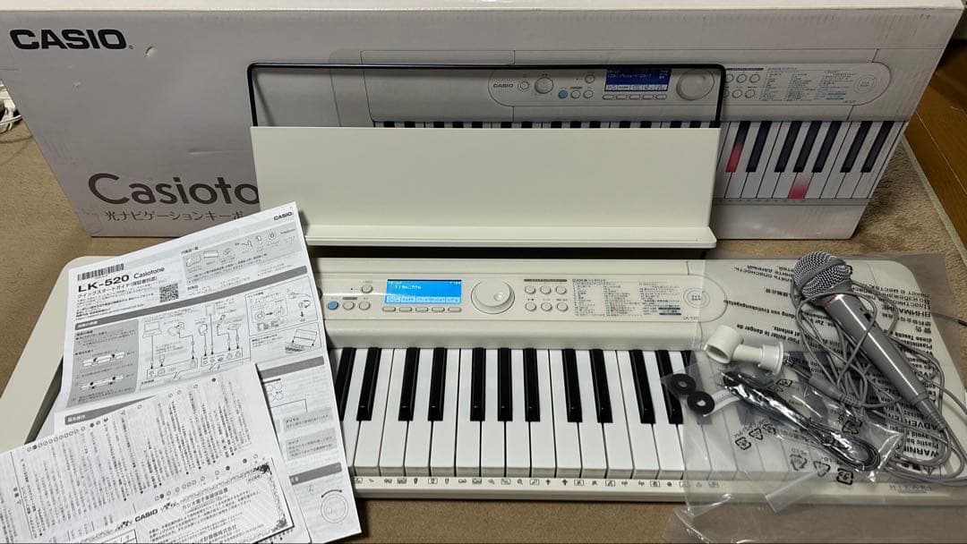 カシオ　光ナビゲーションキーボード　LK-520